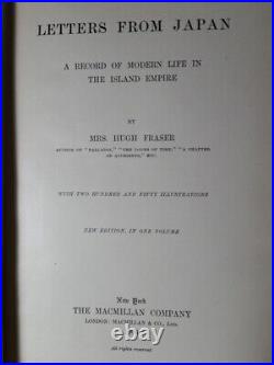 1904 Letters From Japan A Record of Life in the Island Empire Mrs Hugh Fraser