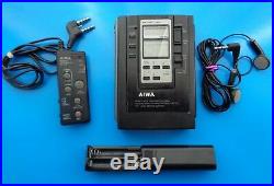 AIWA HS-JX30 Cassette Recorder Black! From Personal Collection