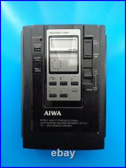 AIWA HS-JX30 Cassette Recorder Black! From Personal Collection