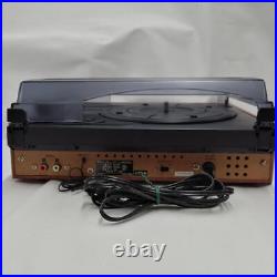 AUDIOCOMM RRM-2775K-T record player with radio Condition Used, From Japan