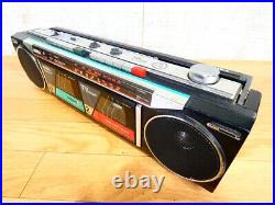 Aiwa CS-W22 Stereo Radio Double Cassette Recorder Speaker Vintage from Japan