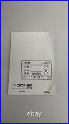 BOSS MICRO BR Digital Recorder BR-80 Playback Good Condition From Japan
