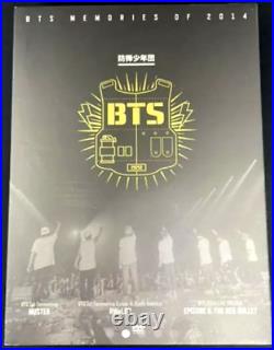 BTS Memories of 2014 3 DVD & PHOTO BOOK Set Tower Record Bangtan Army From JAPAN