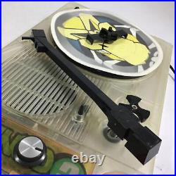 Columbia Portable Record Player GP-3C skeleton ape secondhand From Japan F / S