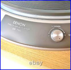 DENON DP-790 Record Player Turntable Direct Drive Tested From Japan