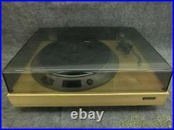 DENON Record Player DP-1700 Brown Good Condition From Japan