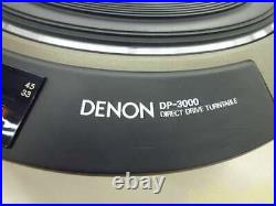 DENON Record Player DP-3000 Good Condition From Japan