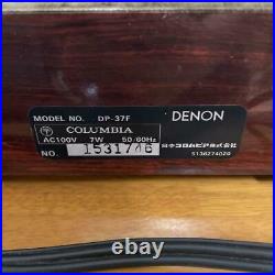 Denon DP-37F Automatic Direct Drive Turntable Record Player From Japan