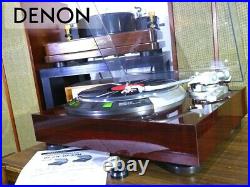 Denon DP-57L Record Player Direct Drive Turntable From Japan Used Adjusted