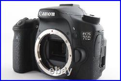 (Excellent+++++) Canon EOS 70D Digital SLR Camera Black From JAPAN A755