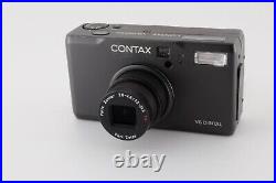 Excellent Contax TVS Digital Titanium black? Compact Digital Camera From Japan