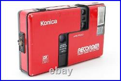 Excellent++++ Konica Recorder Hexanon 24mm F4 Red Camera From Japan