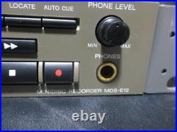 Fast Arrival Sony MDS-E12 MiniDisc Playback Recorder Pro MD Deck from Japan