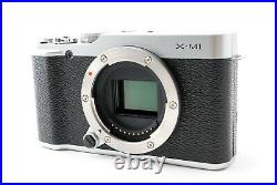 Fujifilm X-M1 16.3MP Mirrorless DSLR Camera Black Body From JAPAN N. Mint #962737