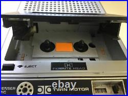 Hitachi TRQ-340 Cassette Tape Recorder Silver Authentic From Japan 017