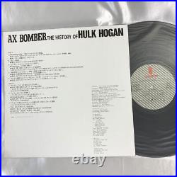 Hulk Hogan Record Alex Bomber 1984 USED OBI Shipped from Japan