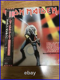 IRON MAIDEN HEAVY METAL ARMY MAIDEN IN JAPAN LIVE Vinyl Record Ship from Japan
