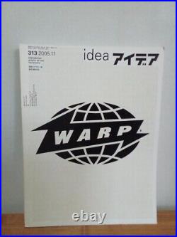 Idea magazine November 2005 issue 313 WARP record graphic + poster from Japan