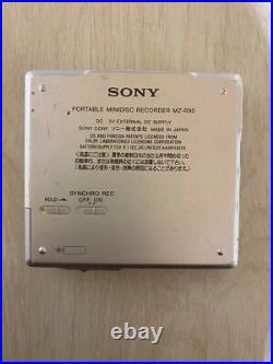 JUNK Sony MZ-R90 MD Player Recorder Minidisc Walkman Silver From Japan