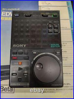 Junk! SONY EDV 9000 ED Beta Deck Video Cassette Recorder Limited From Japan