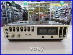 Junk! Sony TC-2850SD Vintage Portable Stereo Cassette Recorder From Japan