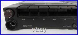 Junk! Sony TC-D5M Vintage Portable Stereo Cassette Recorder Black from Japan