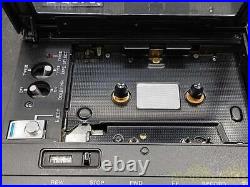 Junk! Sony TC-D5 PRO Portable Stereo Casette Tape Recorder Black from Japan