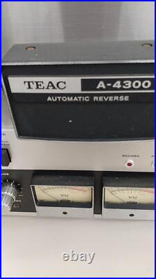 Junk! Teac A-4300 Reel to Reel Deck/Recorder auto reverse From Japan