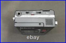 Junk! VINTAGE SONY M88 MICROCASSETTE RECORDER Body Only WithCase From Japan