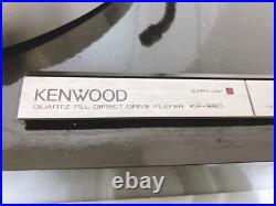 KENWOOD KP-990 Record Player Operation Confirmed from Japan