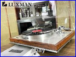 LUXMAN PD121 with SME 3009 S2 Improved Turntable used from japan