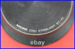 MICRO SEIKI ST-10 Analog Record Disc Stabilizer From JAPAN USED FedEx or DHL