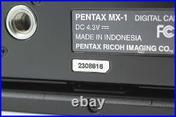 MINT PENTAX MX-1 12.0MP Digital Camera Black From JAPAN