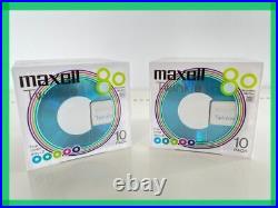Maxell Twinkle Series Minidisc 80 minutes 10 Pack 2 sets(2004) RARE from JAPAN