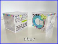 Maxell Twinkle Series Minidisc 80 minutes 10 Pack 2 sets(2004) RARE from JAPAN
