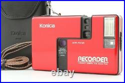Mint New Seals withBox Case Konica Recorder Half Frame Point & Shoot From Japan