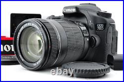 Mint sc2383 (2%) Canon EOS 70D 20.2MP Digital SLR with18-135mm from Japan #1889