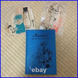 Moomin exhibition pictorial record with wooden postcard from Japan 202306M