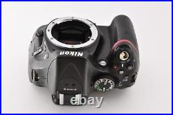 NEAR MINT Count 14381 Nikon D5200 24.1MP Digital Camera Black Body From JAPAN