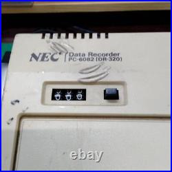 NEC PC-6082 DR 320 Retro Data Recorder Pre-owned With AC Adapter 100V From Japan