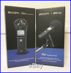 NEW ZOOM Handy recorder H1n with accessory pack APH-1n SET from JAPAN