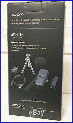 NEW ZOOM Handy recorder H1n with accessory pack APH-1n SET from JAPAN