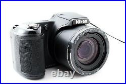 NIKON COOLPIX L340 20.2MP 28x Zoom Digital Camera Black From Japan Near mint