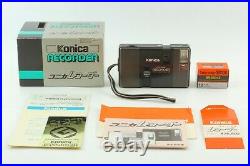 N MINT in BOX Konica Recorder Black Half Frame Point & Shoot camera from JAPAN