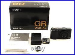N. MINT in BOX Ricoh GR Digital II 2 10.1MP Black Digital Camera From JAPAN