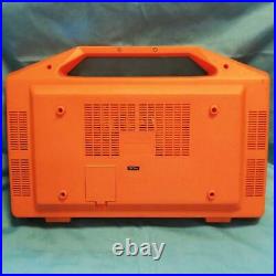 National SF-338 Portable Record Player Orange tested Rare from Japan F/S