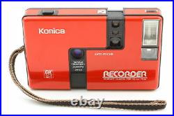 Near MINT Konica RECORDER DX Auto Date Half Frame Film Camera From JAPAN #549