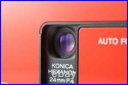 Near MINT Konica RECORDER DX Auto Date Half Frame Film Camera From JAPAN #549