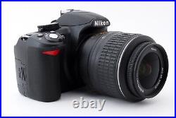 Near MINT Nikon D3100 14.2MP DSLR withAF-S DX ED VR G 18-55mm from JAPAN
