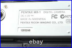 Near MINT PENTAX MX-1 12.0MP DEGITAL CAMERA BLAXK 1920 x 1080 From JAPAN
